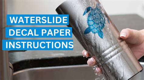 waterslide decal paper for inkjet printers|Waterslide Inkjet Instructions .